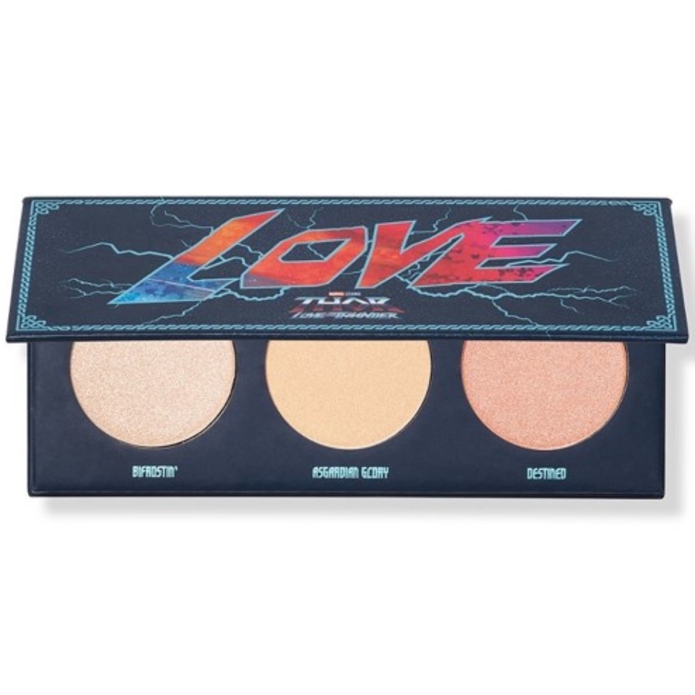 Ulta x Thor Love & Thunder Highlighter PEACH Face Palette New 3 shades